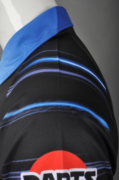 DS060 design of full-piece printed darts team shirts  sample order of macau darts team shirts  online order of single darts team shirts  darts team shirts hk centre detail view-2